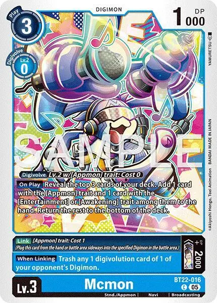 Mcmon card art