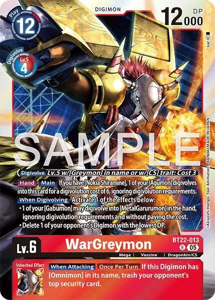 WarGreymon card art
