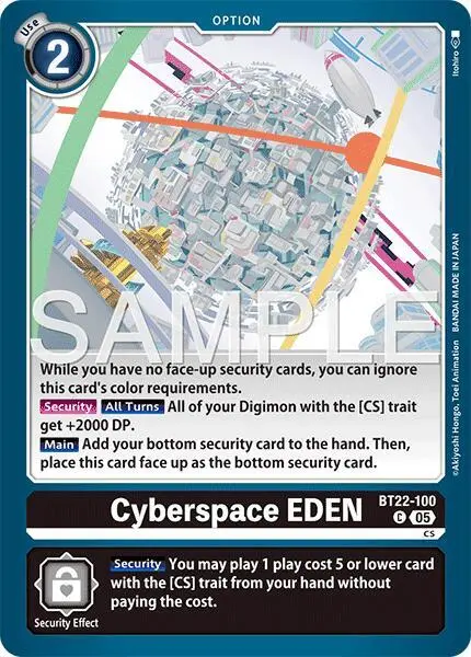 Cyberspace EDEN card art