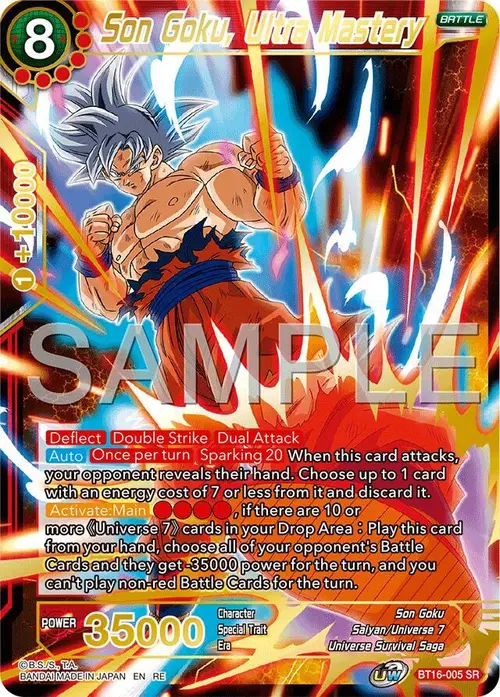 Son Goku, Ultra Mastery (Reprint) card art