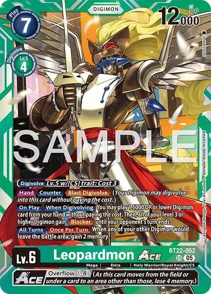Leopardmon ACE card art