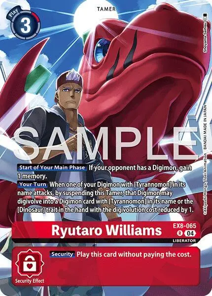Ryutaro Williams (Digimon Liberator Debuggers Set) card art