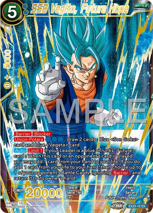 SSB Vegito, Future Hope card art