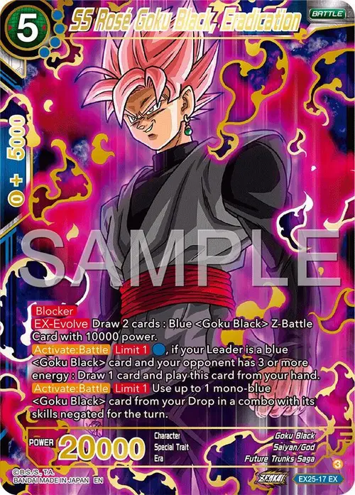 SS Rosé Goku Black, Eradication card art
