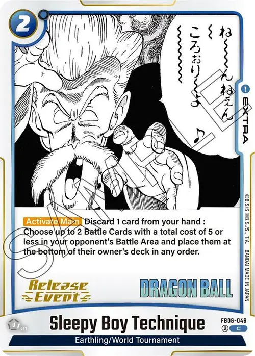 Sleepy Boy Technique card art