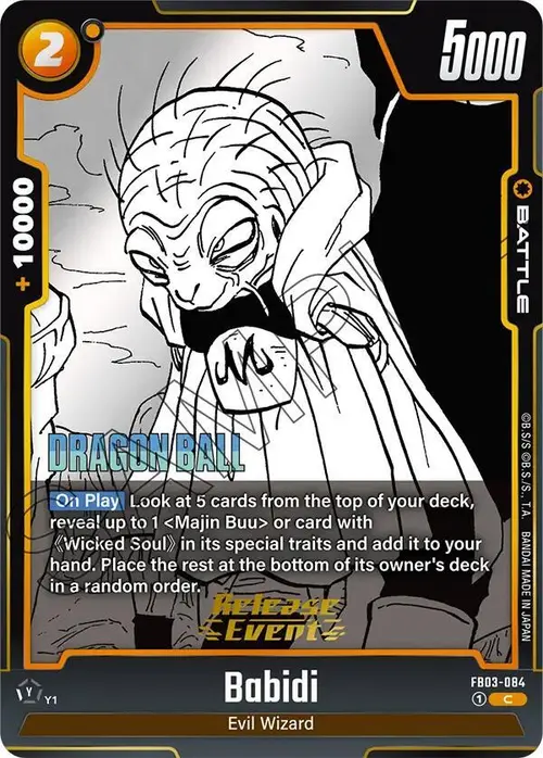 Babidi card art
