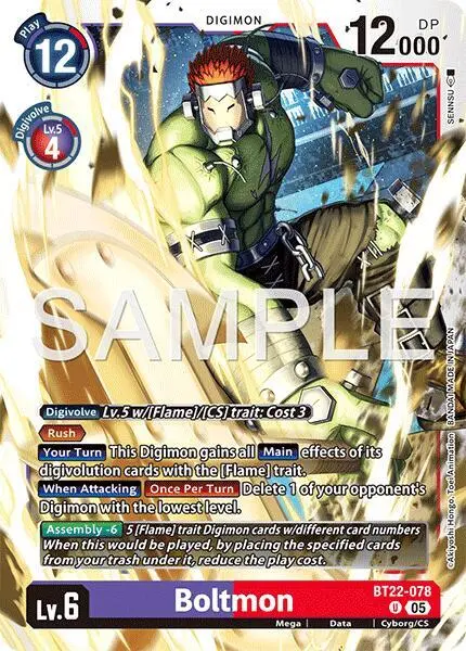 Boltmon card art
