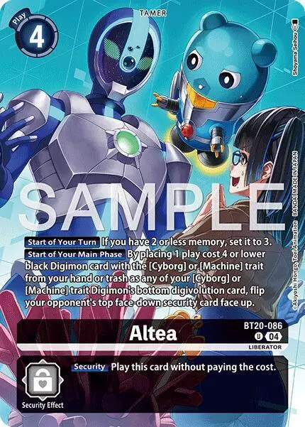 Altea (Digimon Liberator Debuggers Set) card art