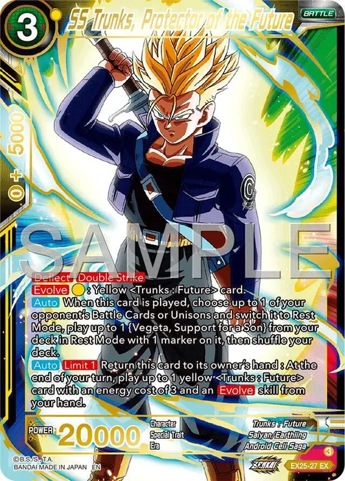 SS Trunks, Protector of the Future card art