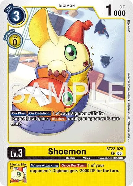 Shoemon card art