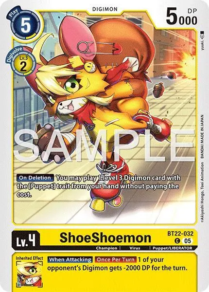 ShoeShoemon card art
