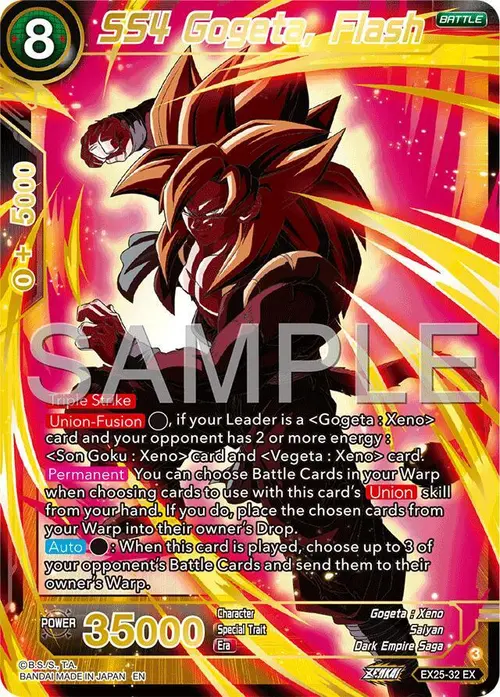 SS4 Gogeta, Flash card art