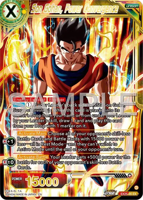Son Gohan, Power Convergence card art