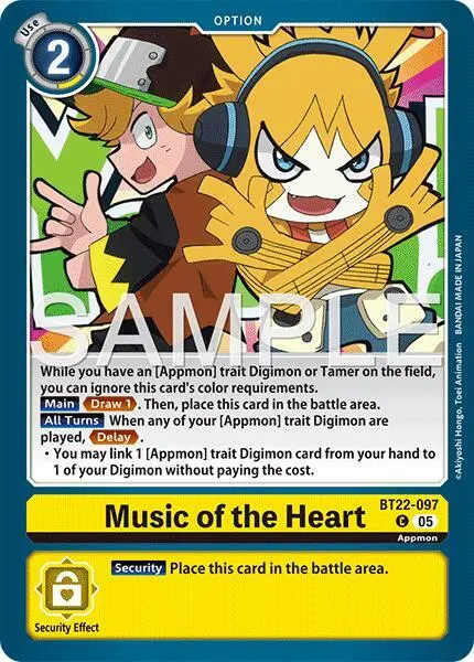 Music of the Heart card art
