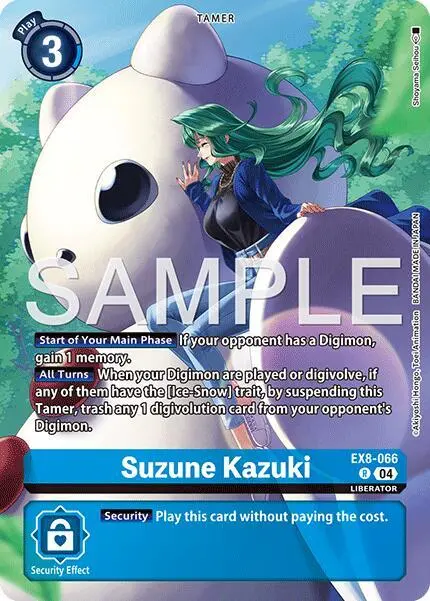 Suzune Kazuki (Digimon Liberator Debuggers Set) card art