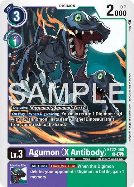 Agumon (X Antibody) card art