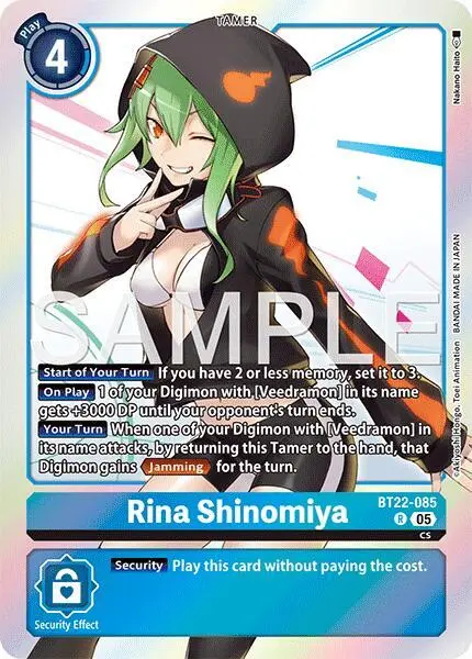 Rina Shinomiya card art