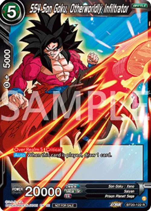 SS4 Son Goku, Otherworldly Infiltrator (Deluxe Pack 2025 Vol.2) card art