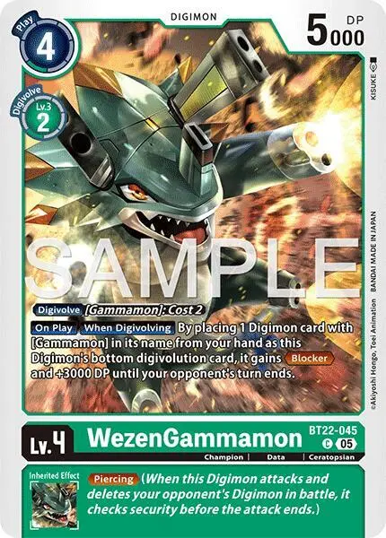 WezenGammamon card art