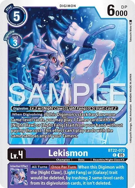 Lekismon card art