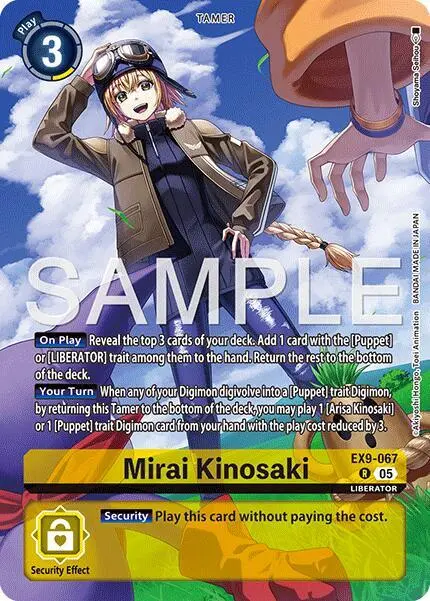 Mirai Kinosaki (Digimon Liberator Debuggers Set) card art