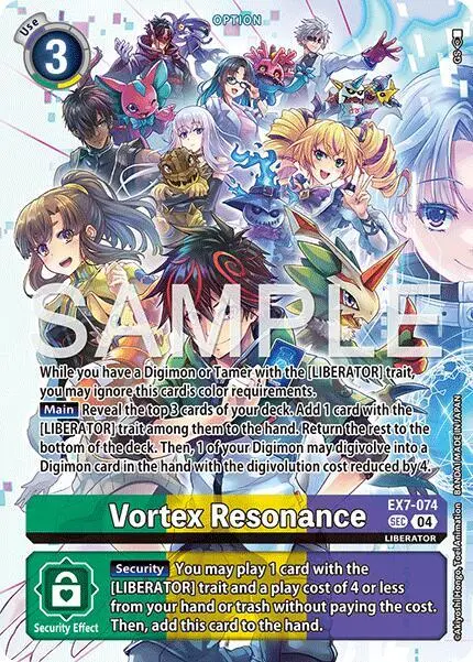 Vortex Resonance (Digimon Liberator Debuggers Set) card art