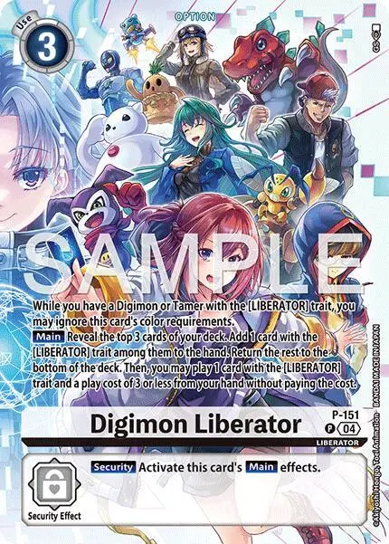 Digimon Liberator - P-151 (Digimon Liberator Debuggers Set) card art
