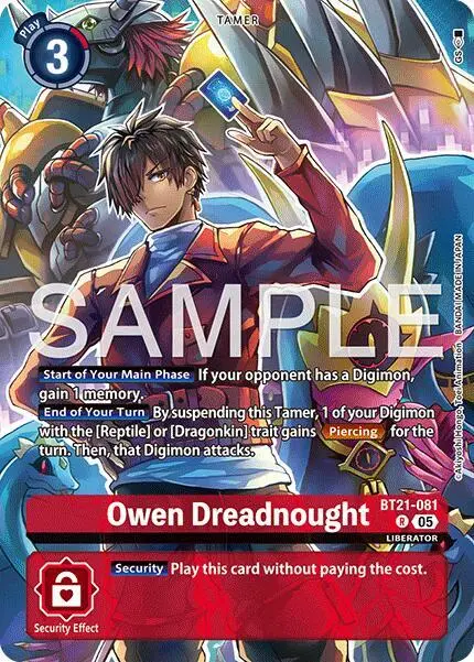 Owen Dreadnought (Digimon Liberator Debuggers Set) card art