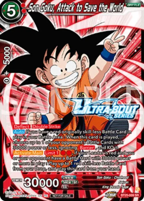 Son Goku, Attack to Save the World (Event Pack 17) card art