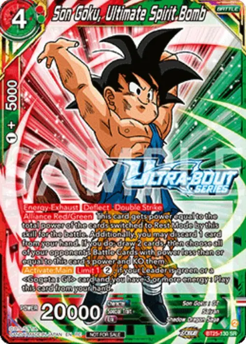 Son Goku, Ultimate Spirit Bomb (Event Pack 17) card art