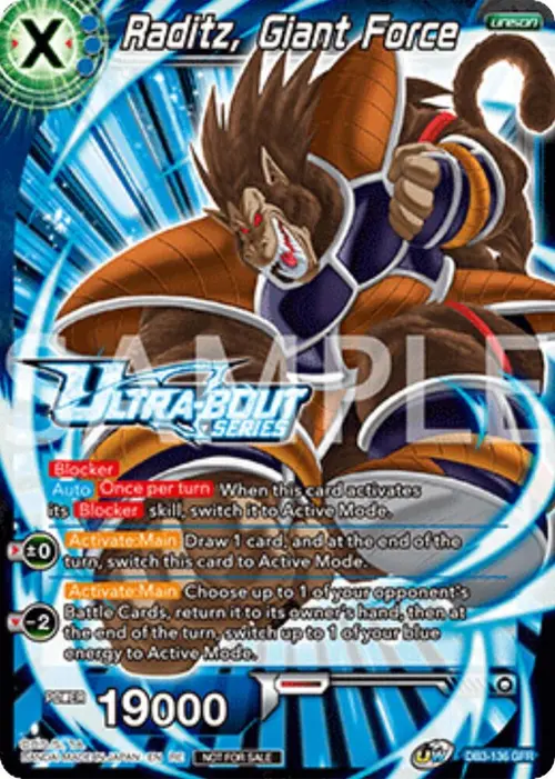 Raditz, Giant Force (Event Pack 17) card art