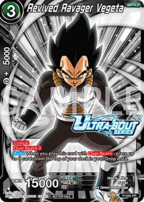 Revived Ravager Vegeta (Event Pack 17) card art