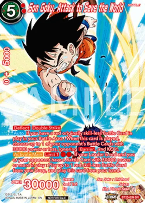 Son Goku, Attack to Save the World (Premium Alt-Art Set 2025 Vol.2) card art