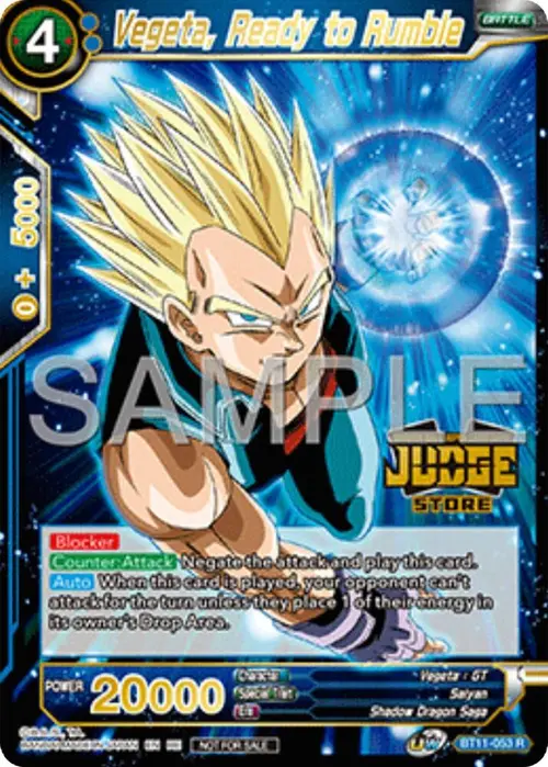 Vegeta, Ready to Rumble (Judge Pack Vol.17) (Store) card art