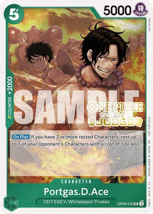 Portgas.D.Ace (Judge Pack Vol. 6) card art