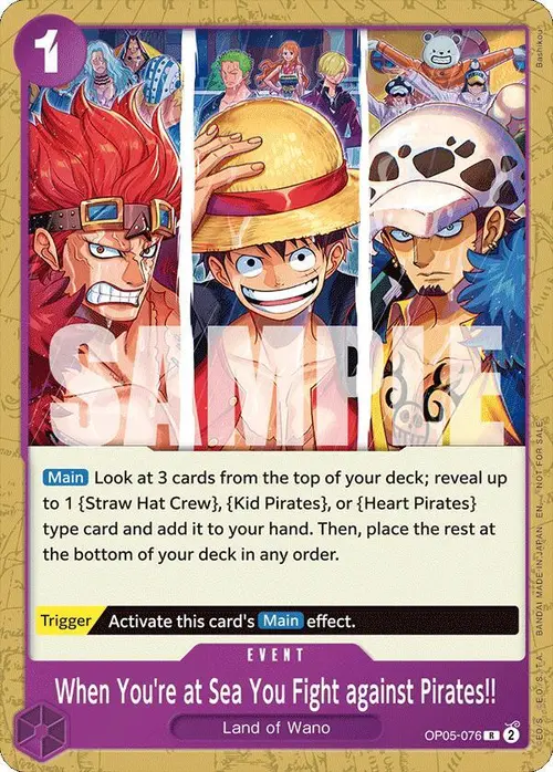 When You're at Sea You Fight against Pirates!! (2025 Pirates League Store Qualifier) card art