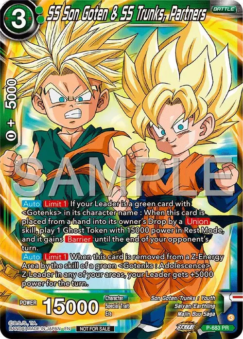 SS Son Goten & SS Trunks, Partners (Tournament Pack Vol.12) card art