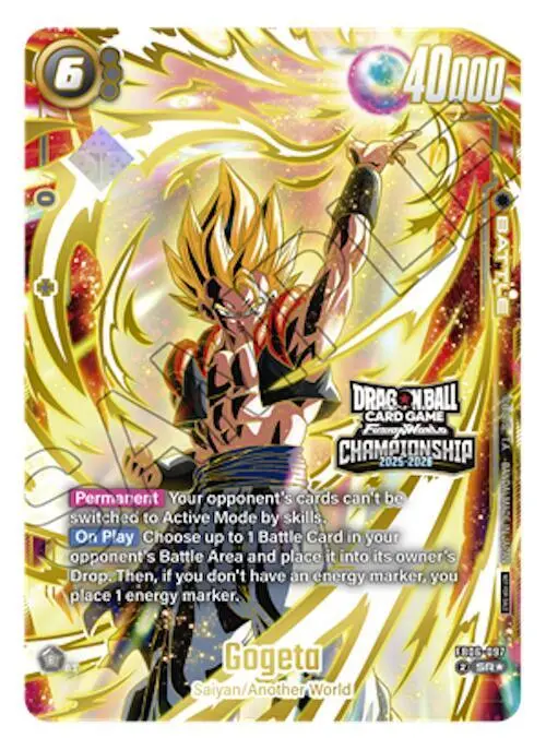 Gogeta (Championship 2025-2026) card art