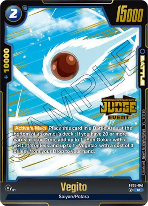 Vegito (Judge Pack (Event Judge) 04) card art