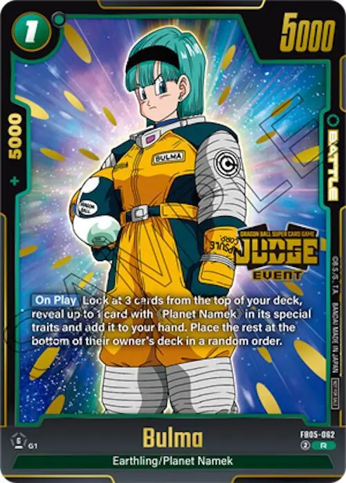 Bulma (Judge Pack (Event Judge) 04) card art