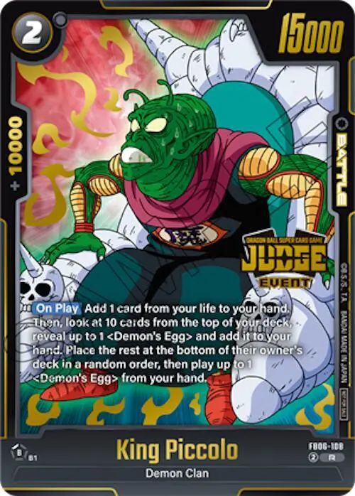 King Piccolo (Judge Pack (Event Judge) 04) card art