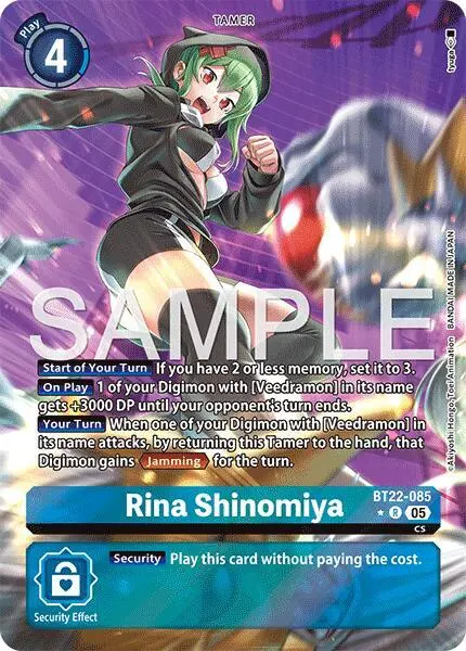 Rina Shinomiya (Alternate Art) card art