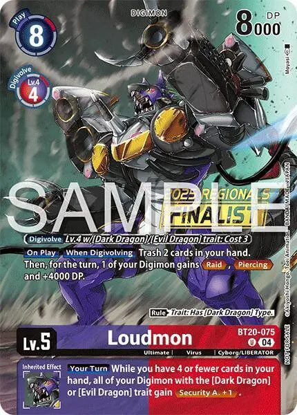 Loudmon (Regionals 25-26 Season 2 Finalist) card art