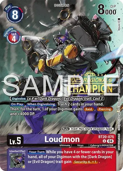Loudmon (Regionals 25-26 Season 2 Champion) card art