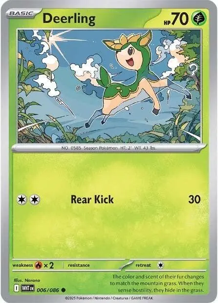 Deerling card art
