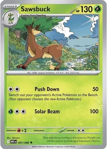 Sawsbuck card art
