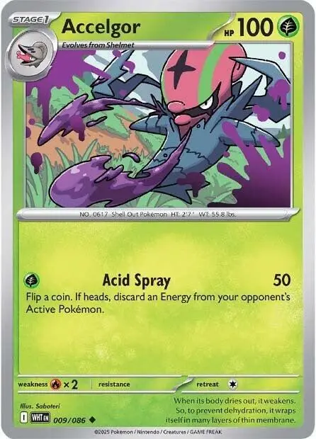 Accelgor card art