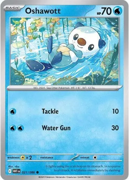 Oshawott card art