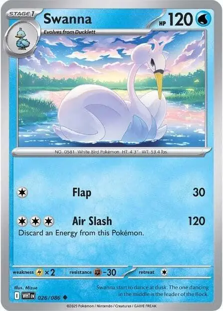 Swanna card art