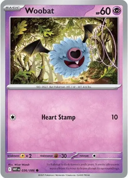 Woobat card art